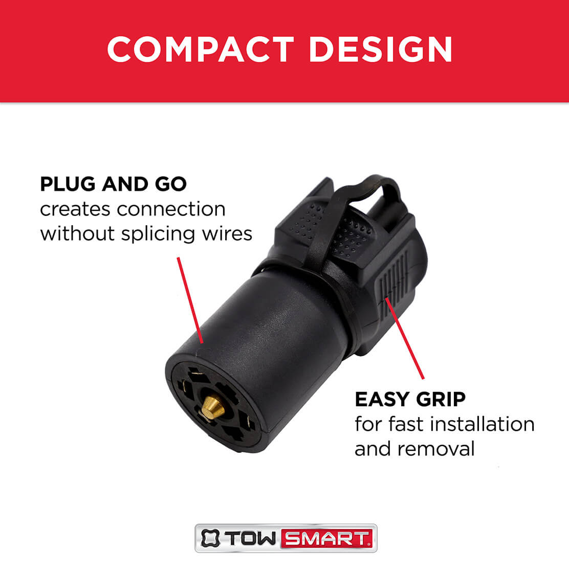 7 Way Blade To 4 Or 5 Way Flat Connector TowSmart