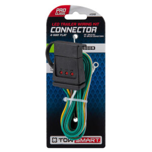 Trailer Wiring Connector - 4 Way Flat, 48" with Splice Connectors