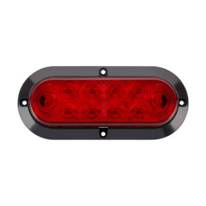 ProClass LED Sealed Oblong Stop, Turn, Park and Tail Light w/Flange - Red