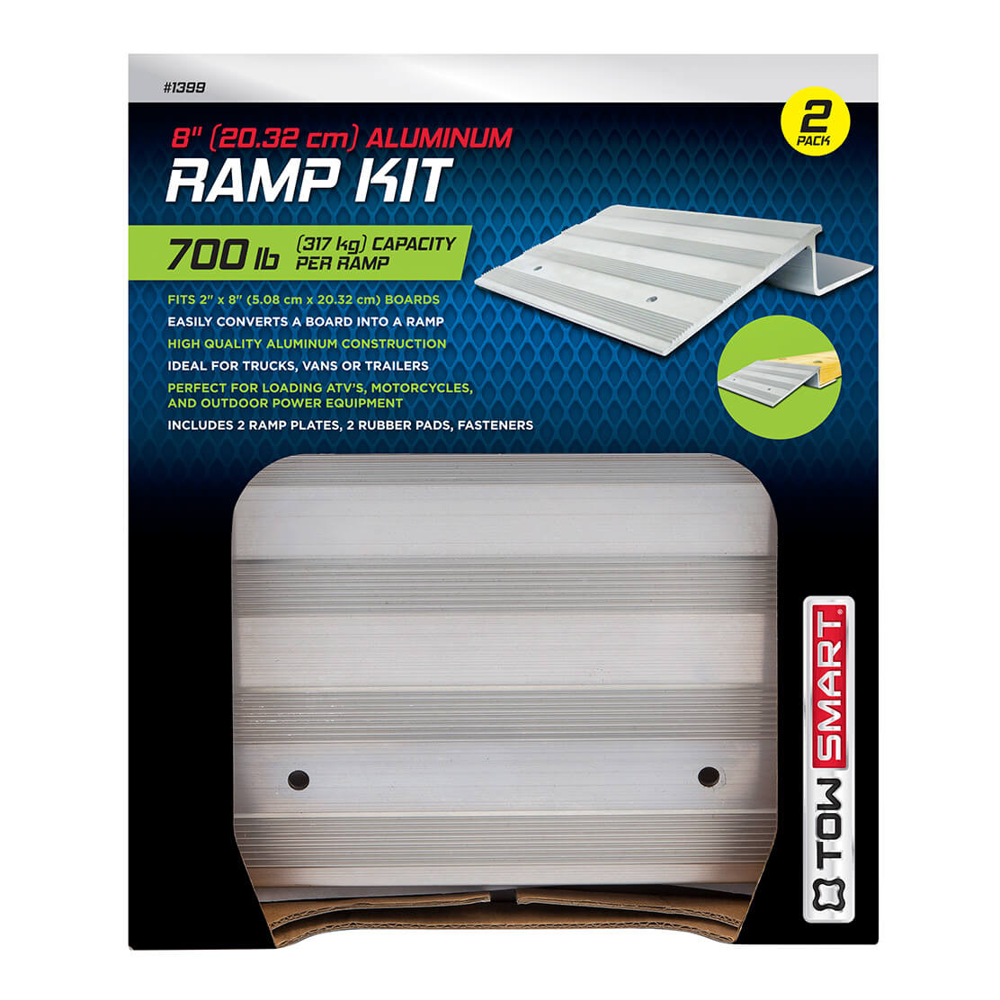 8 in. Aluminum Ramp Kit TowSmart