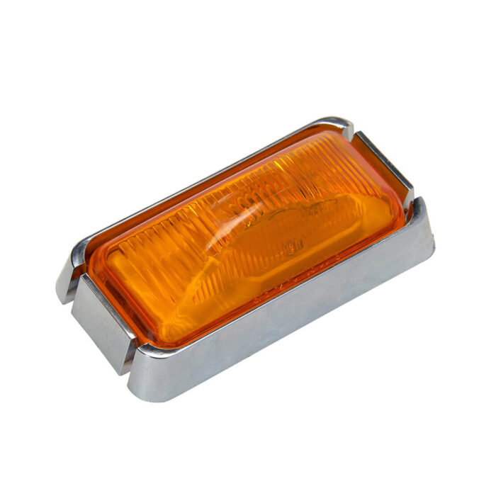 Sealed Rectangular Clearance Light Kit - Amber
