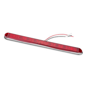 ProClass LED Stop, Turn, and Tail, Over 80" - Red w/ Chrome Bezel