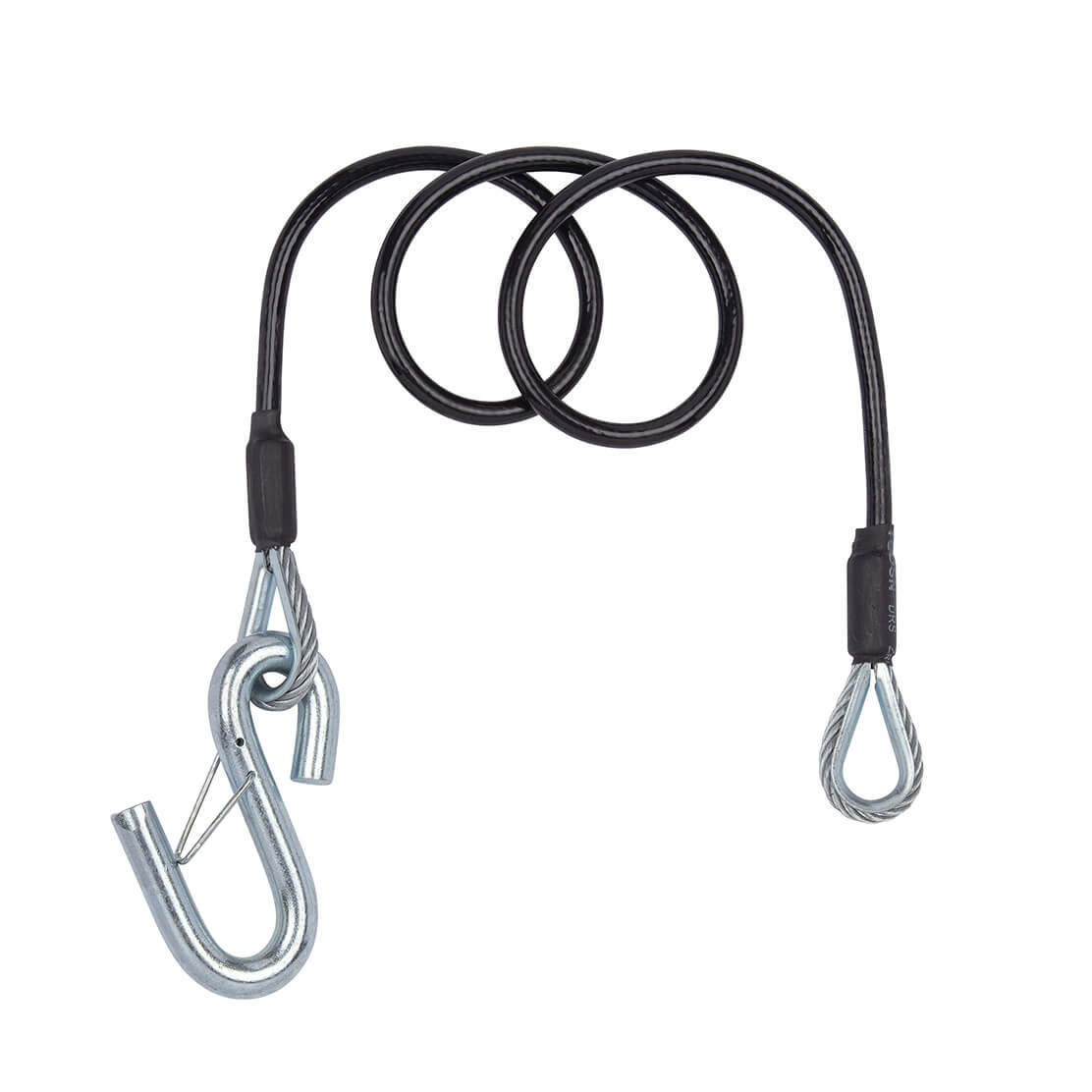 40 in. Safety Cable w/Spring Loaded Safety Hooks 5000 lb TowSmart
