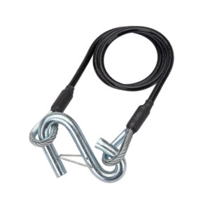 40 in. Safety Cable w/Spring Loaded Safety Hooks 5000 lb