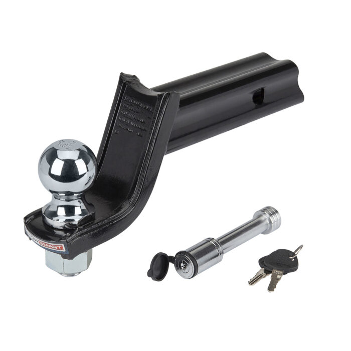 Class 3 5000 lb. "X" Mount Starter Kit with 2 in. Ball, 5/8 in. Locking Pin, 3-1/4 in. Drop x 2 in. Rise Ball Mount