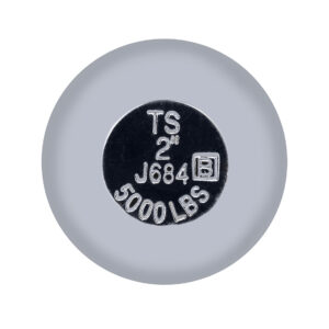 Class 3 5,000 lb. 2 in. Ball Diameter, 1 in. Shank Diameter, 2 in. Shank Length Chrome Trailer Hitch Ball