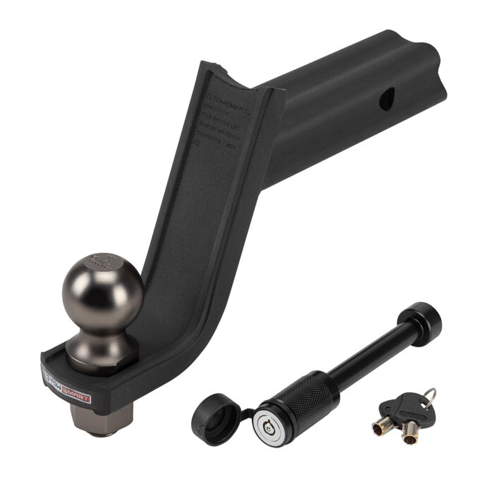 Baja Collection - Class 3 5,000 lb. Security Kit with 2 in. Ball, 5/8 in. Locking Pin, 5-1/4 in. Drop x 4 in. Rise Ball Mount