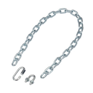 36 in. Towing Safety Chain with U-Bolt and Quick Link 5000 lbs.