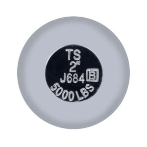 Class 3 5,000 lb. 2 in. Ball Diameter, 1 in. Shank Diameter, 3 in. Shank Length Chrome Trailer Hitch Ball