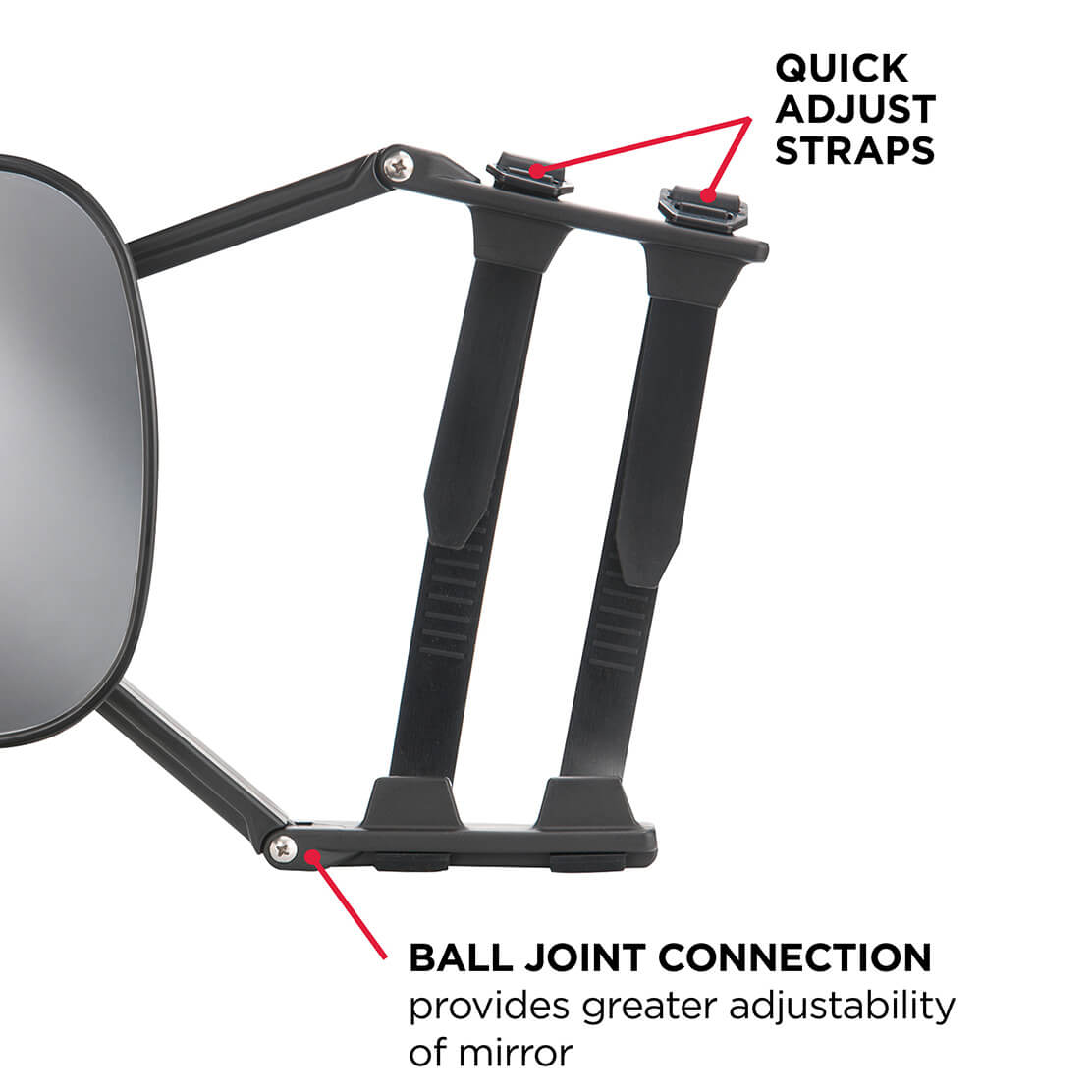 HeavyDuty Towing Clip On Mirror TowSmart
